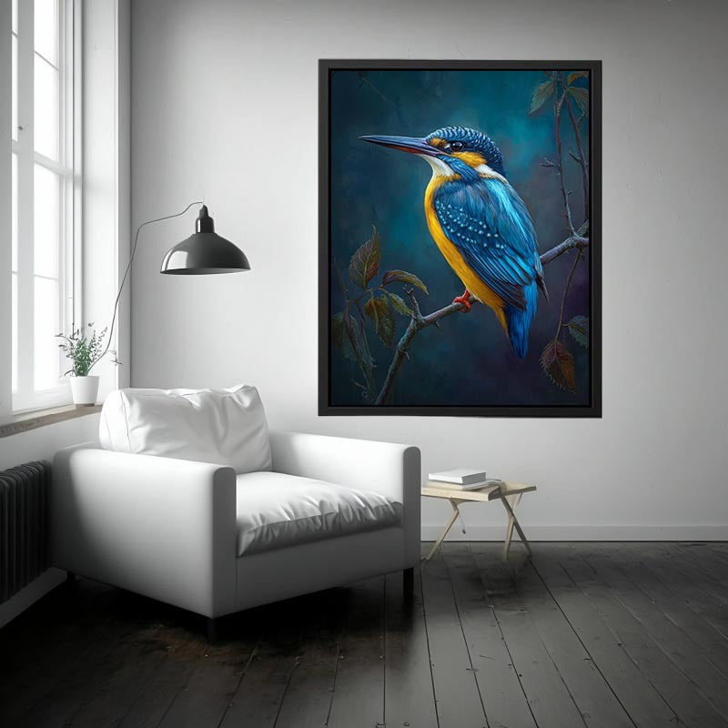 Kingfisher Bird painting