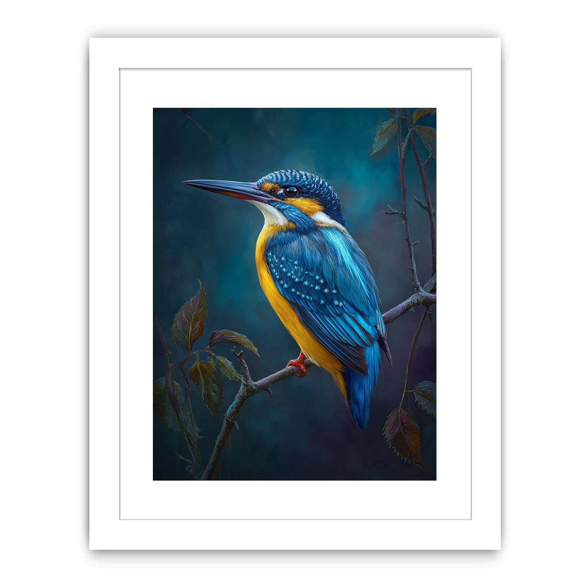 Kingfisher Bird painting  Painting