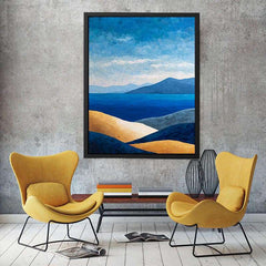Blue landscape Abstract Painting