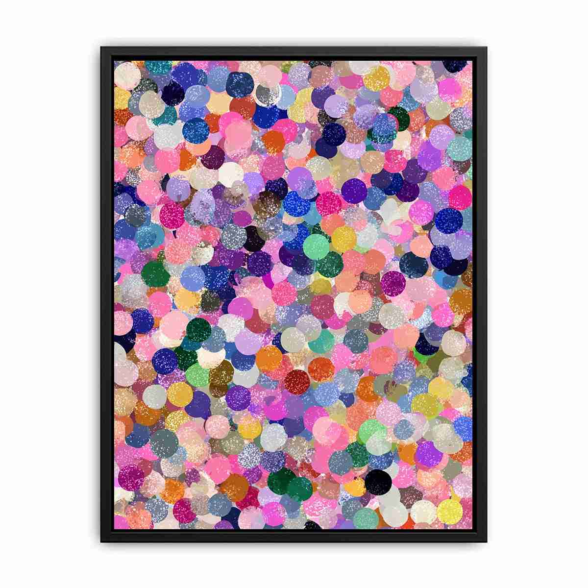 Abstract Circles Dot Painting