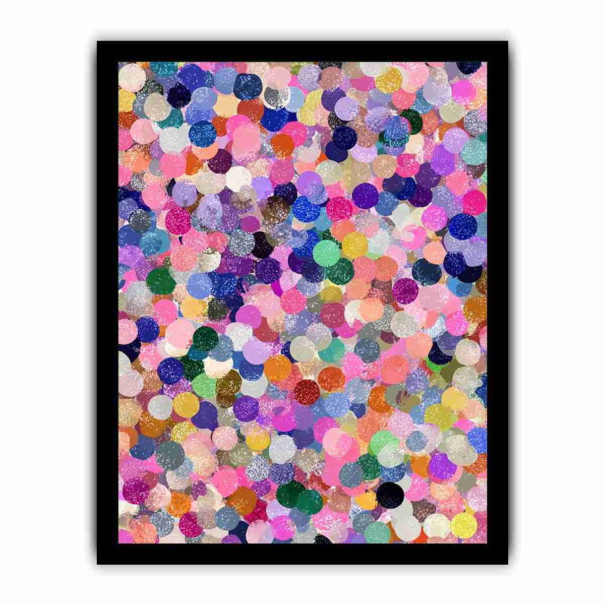 Abstract Circles Dot Painting