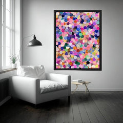 Abstract Circles Dot Painting