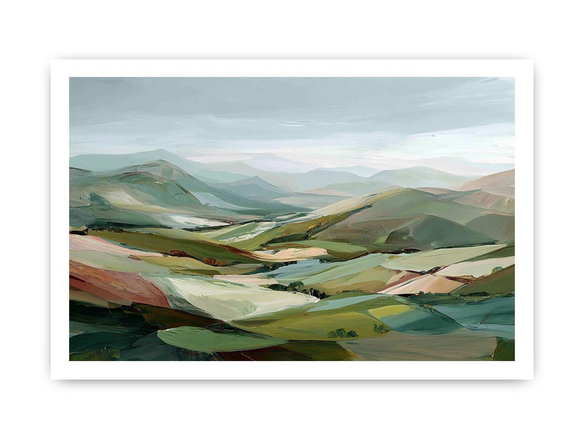 Fields of Quiet Earth Dot Painting