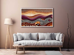 Traces of Infinity Dot Painting