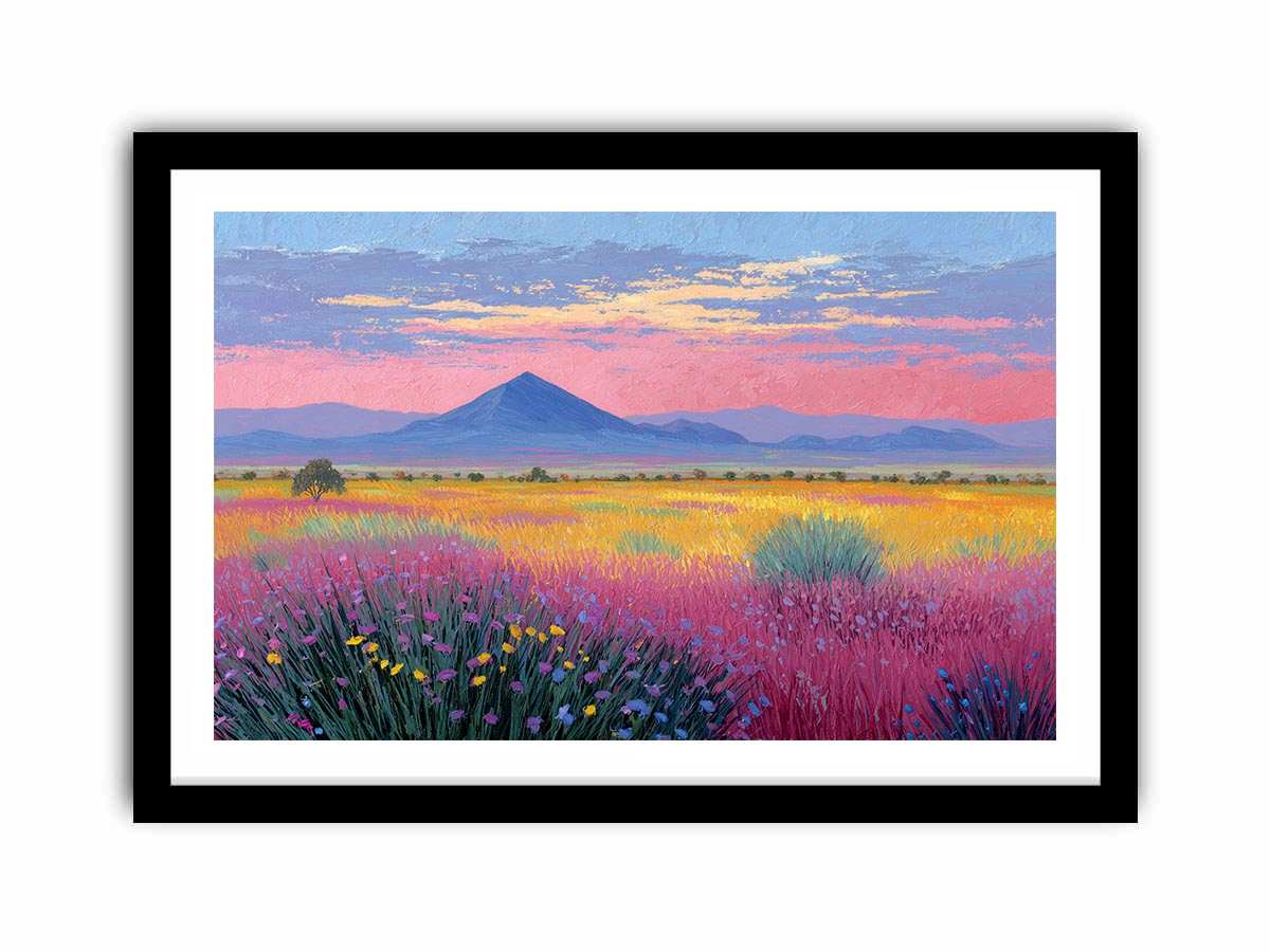 Australian  Outback landscape Art Painting   Framed poster
