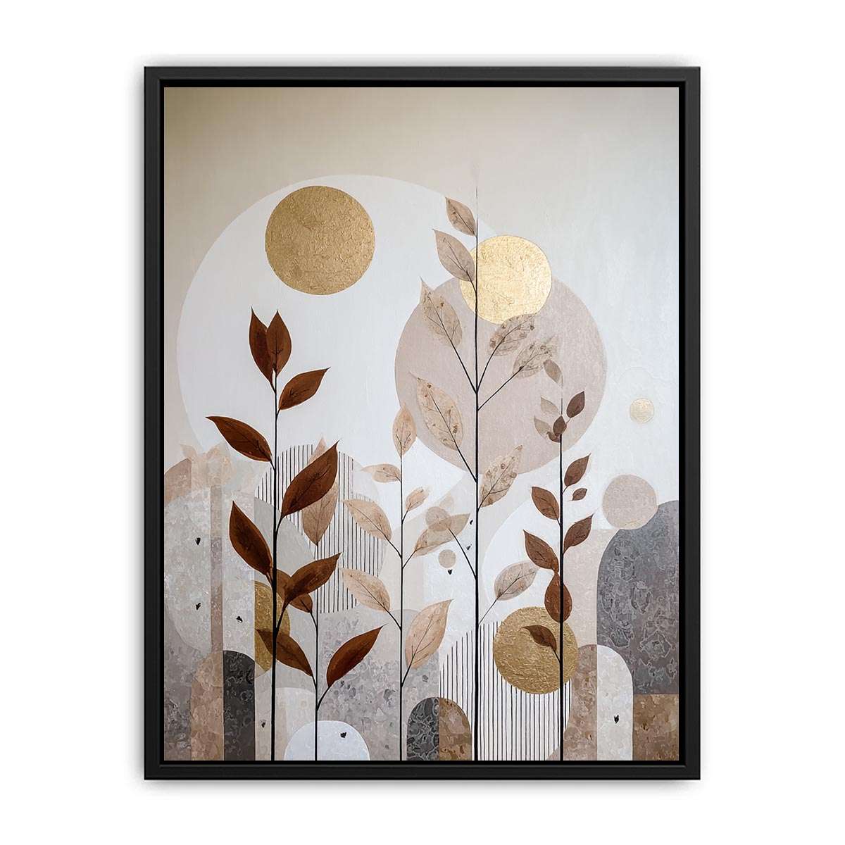 The Leaf Shines Botanical  Painting