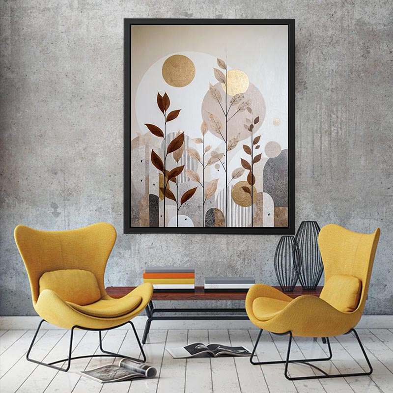 The Leaf Shines Botanical  Painting