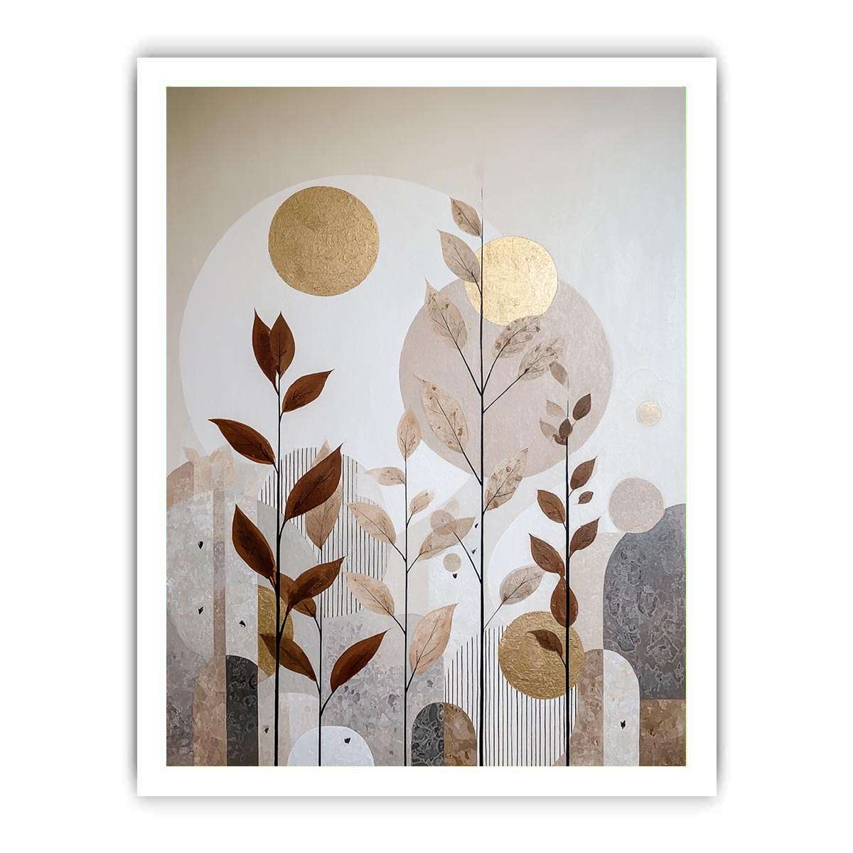 The Leaf Shines Botanical  Painting