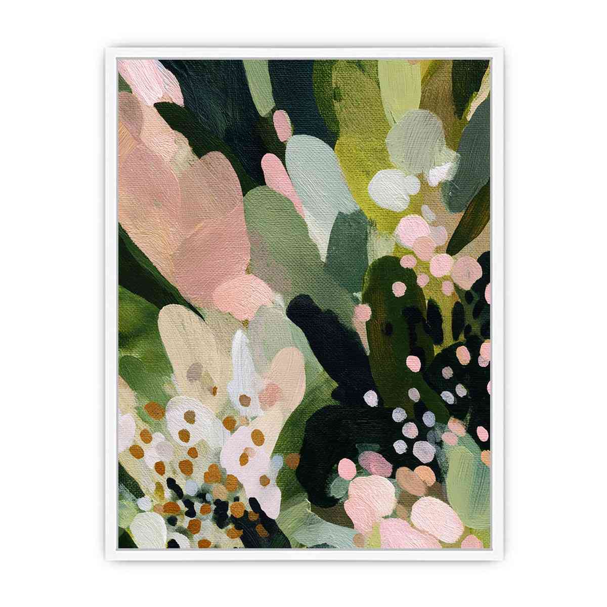Abstract Garden Painting  canvas print