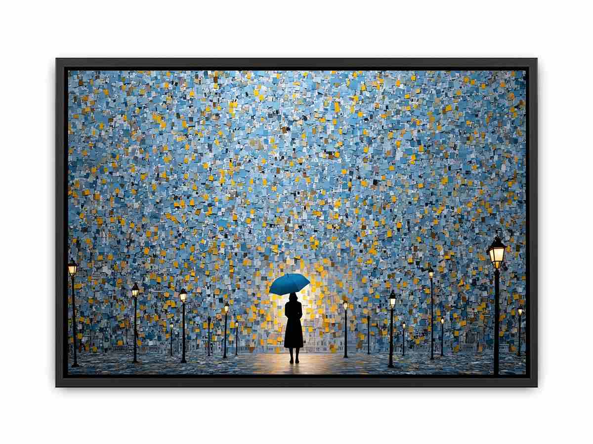 Abstract Rainwalk Painting