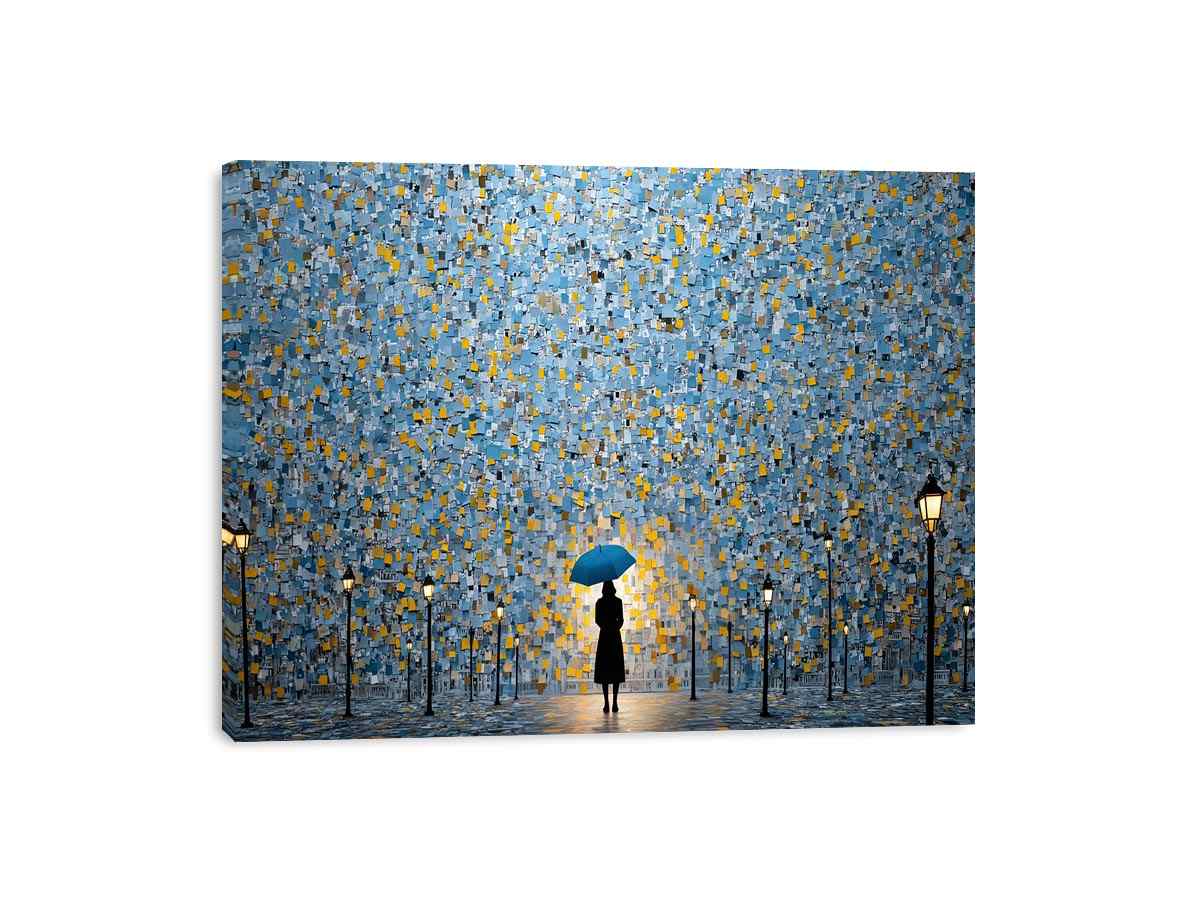 Abstract Rainwalk Painting