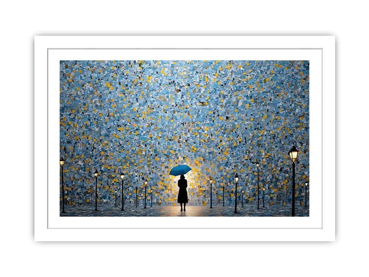 Abstract Rainwalk Painting  Painting