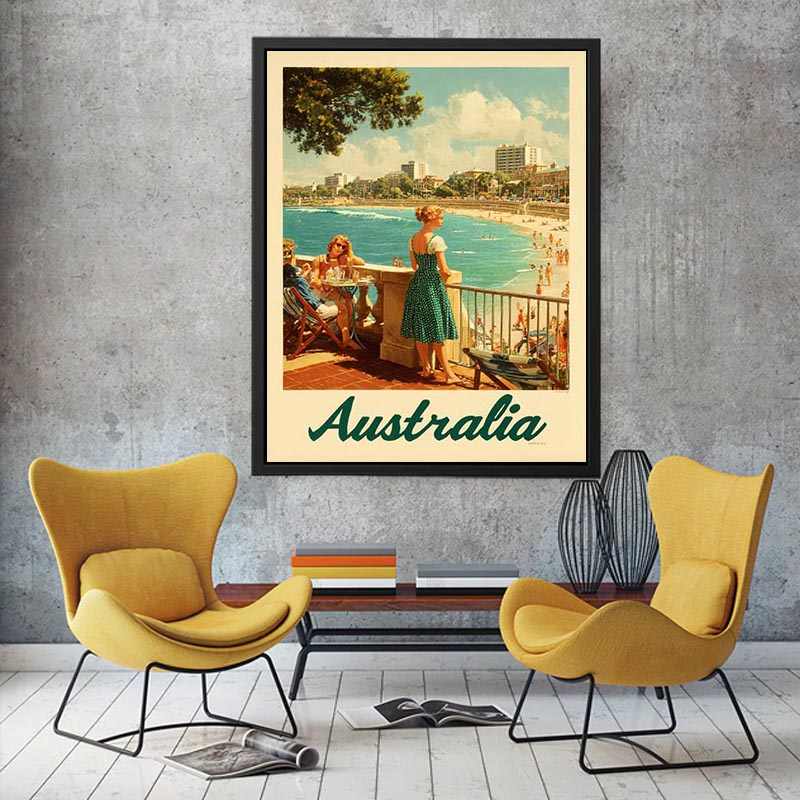 Love on the Golden Sands Australia Art Print