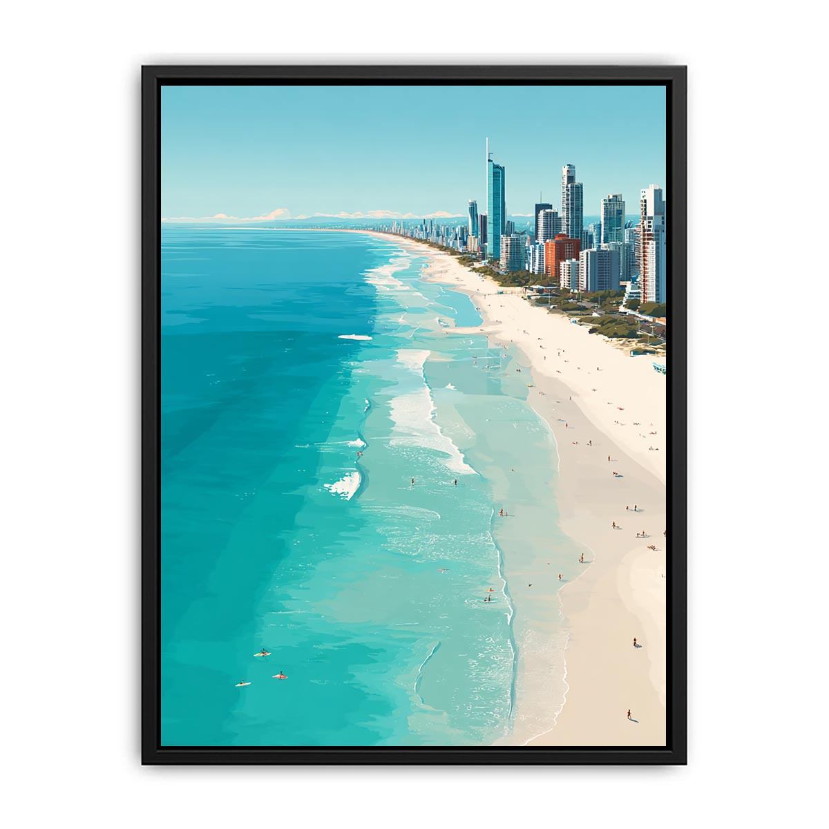 Gold Coast beach Australia  Painting