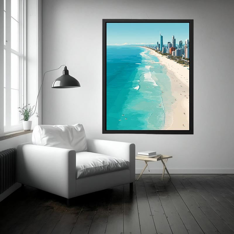 Gold Coast beach Australia  Painting