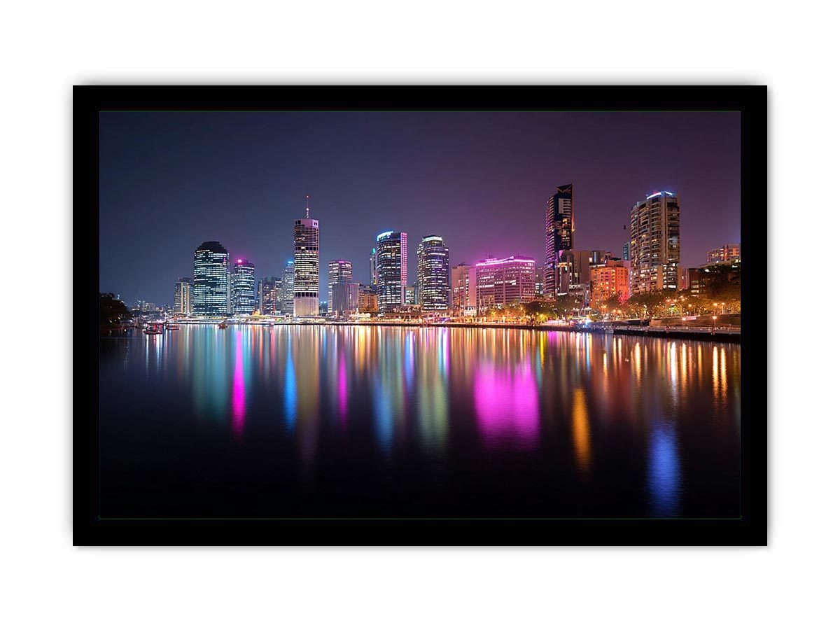 Brisbane  City Night  Painting