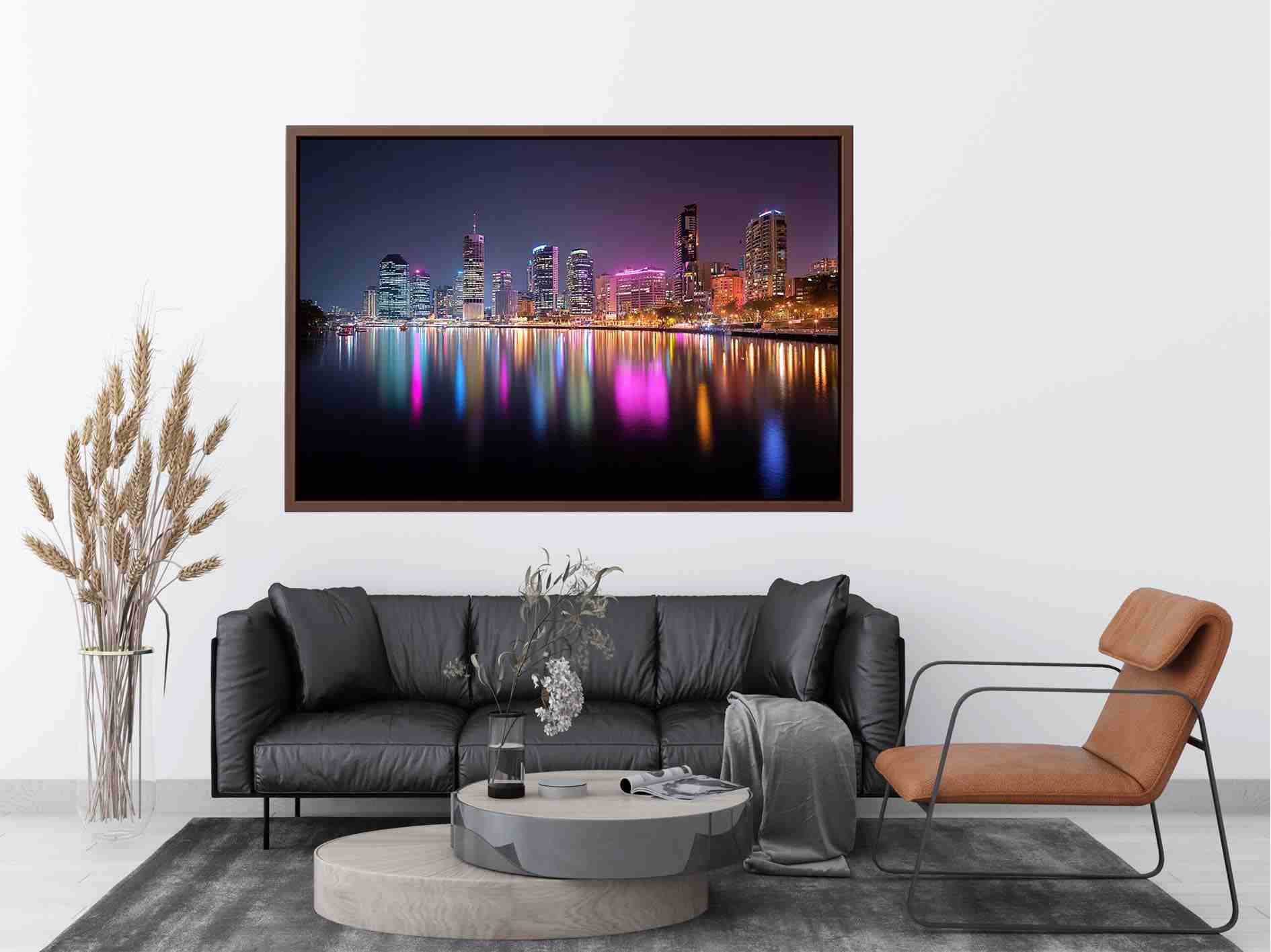 Brisbane  City Night  Painting