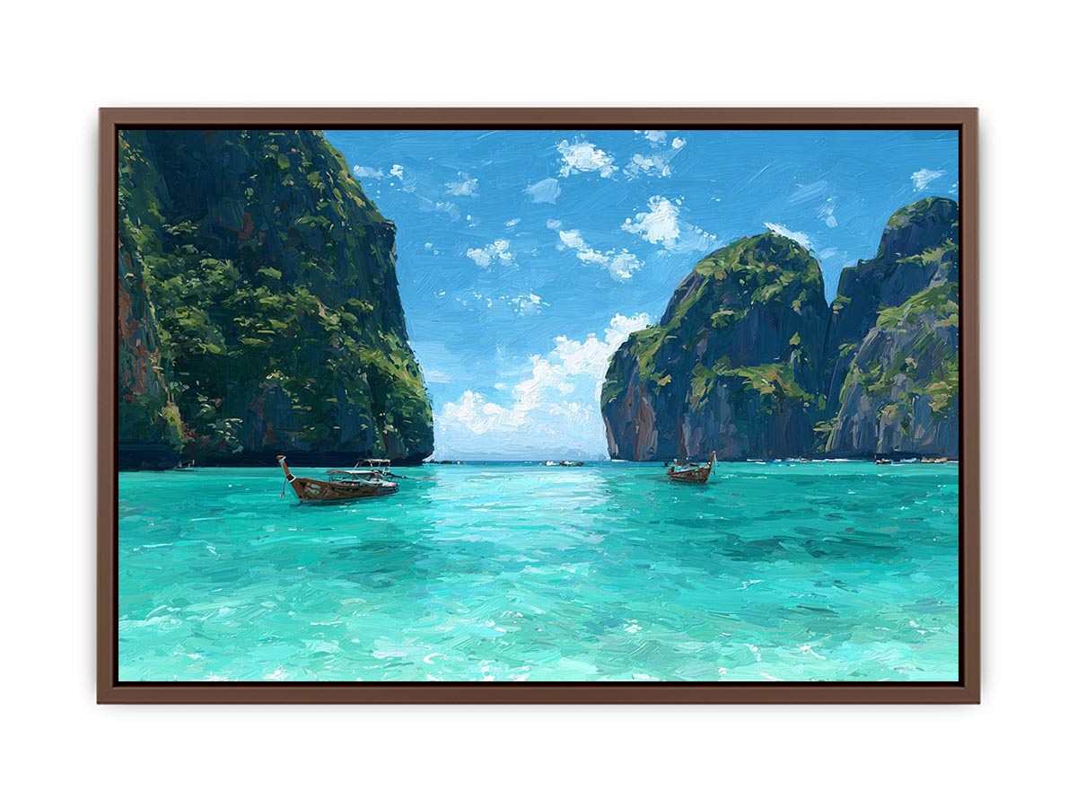 Phi Phi Island Thailand Painting  Art Print