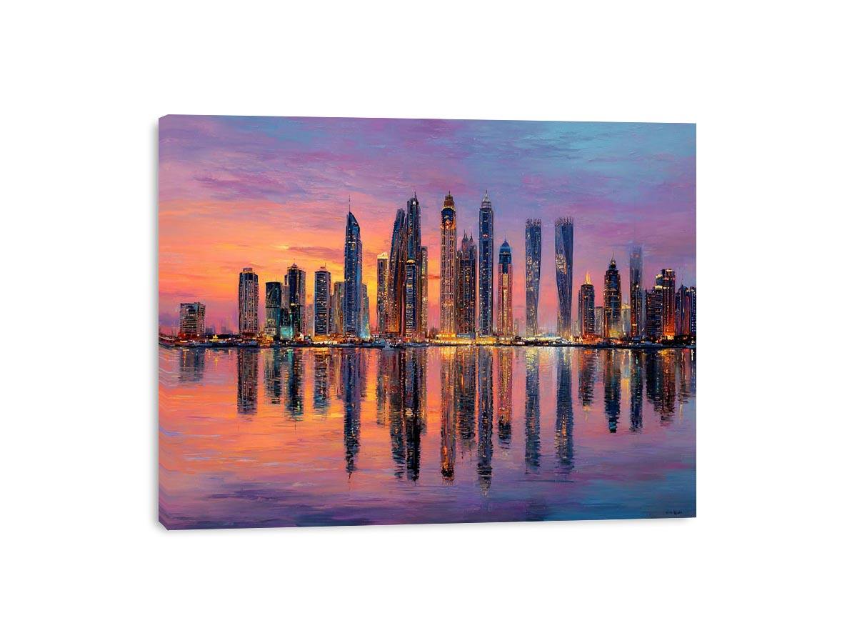 City  Skyline Cityscape Urban Painting