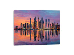 City  Skyline Cityscape Urban Painting
