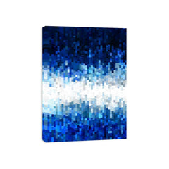 Abstract Pattern Blue Painting