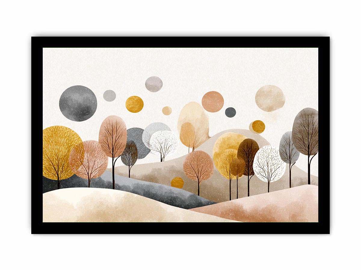 Minimalist Hormony  Abstract landscape Painting
