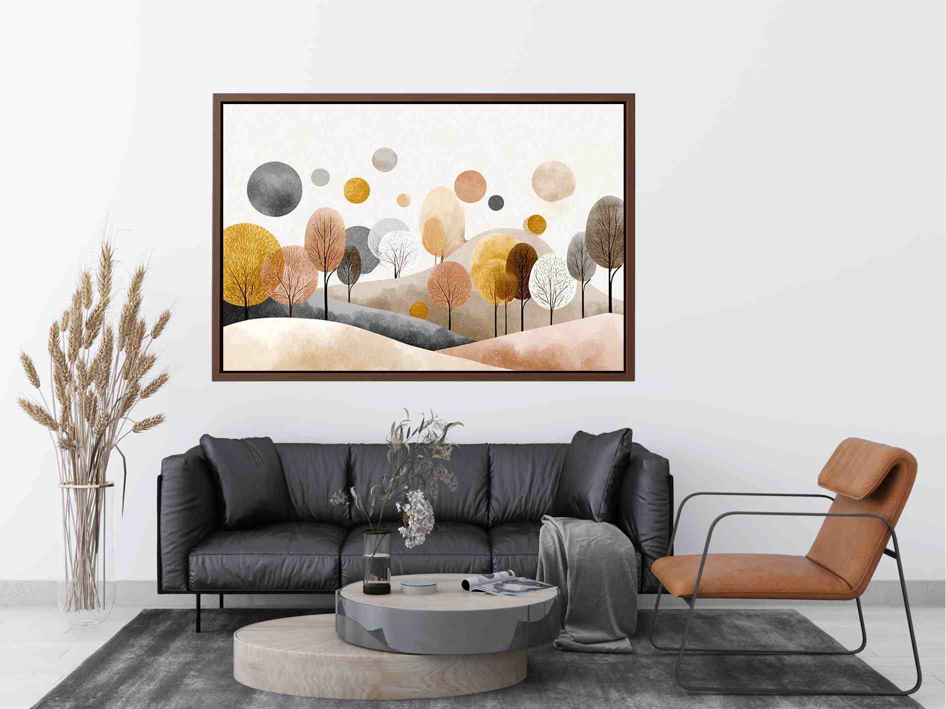 Minimalist Hormony  Abstract landscape Painting