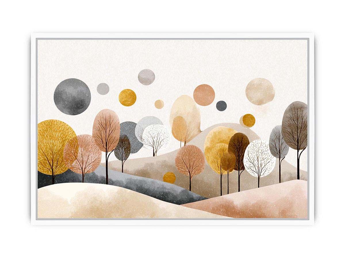 Minimalist Hormony  Abstract landscape Painting   canvas print