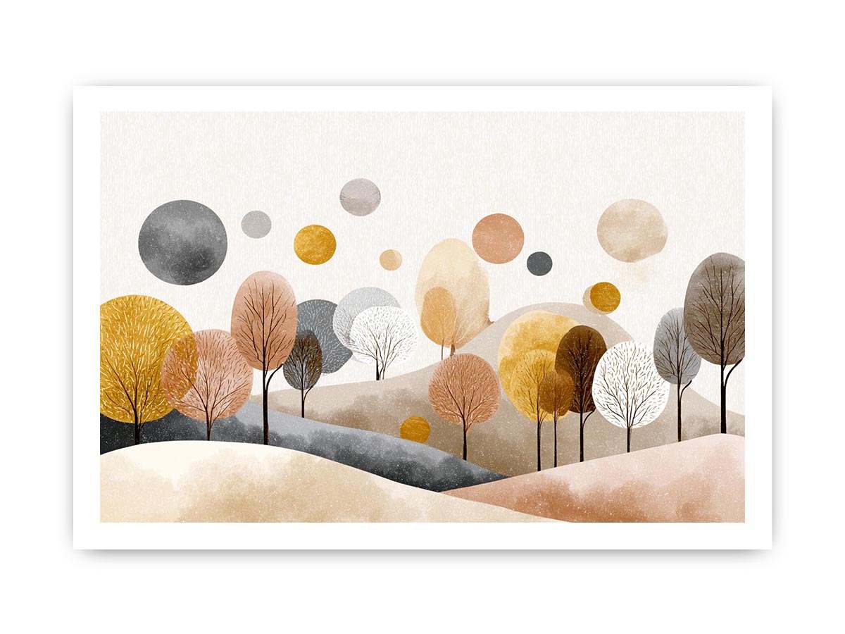 Minimalist Hormony  Abstract landscape Painting