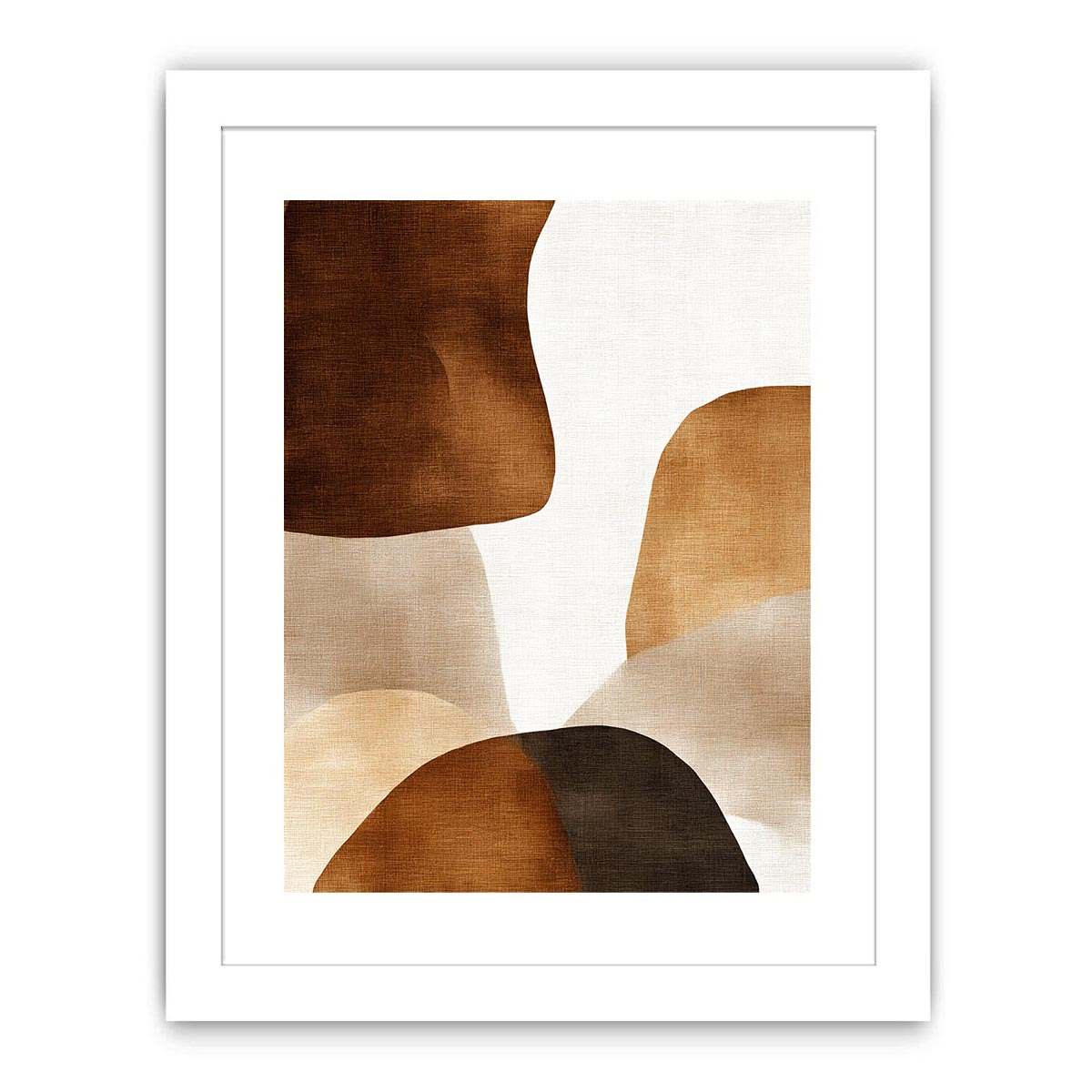 Serene Symmetry Beige Abstract Art Painting   Painting