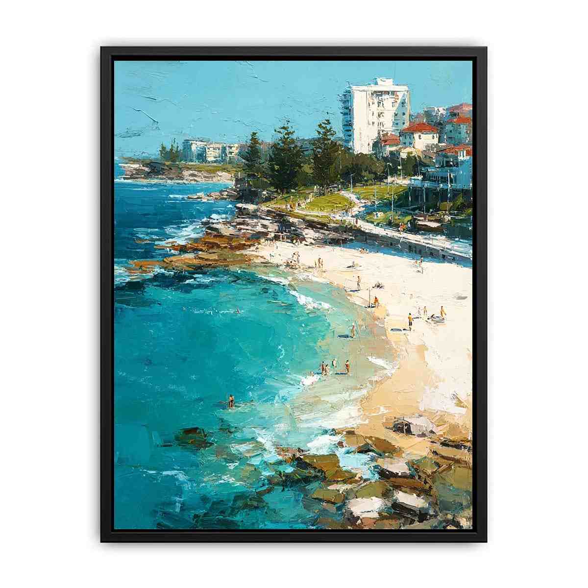Tamara beach Canvas Art Painting