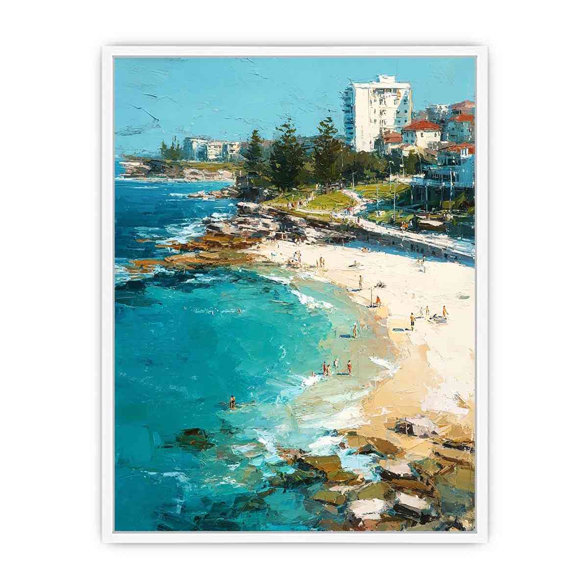Tamara beach Canvas Art Painting