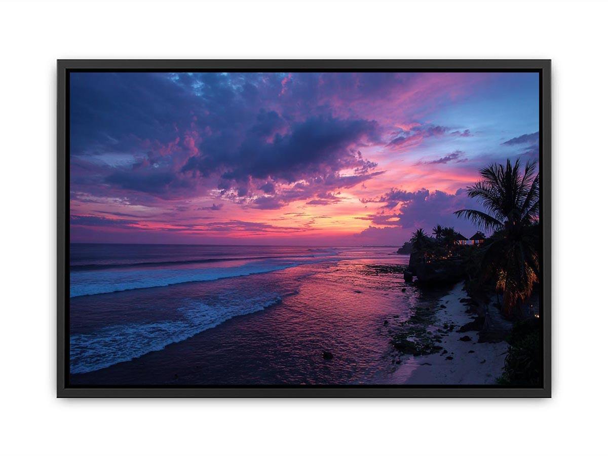 Bali Sunset Canvas Art Painting