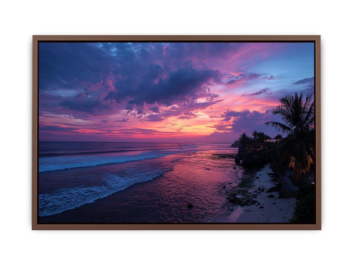 Bali Sunset Canvas Art Painting