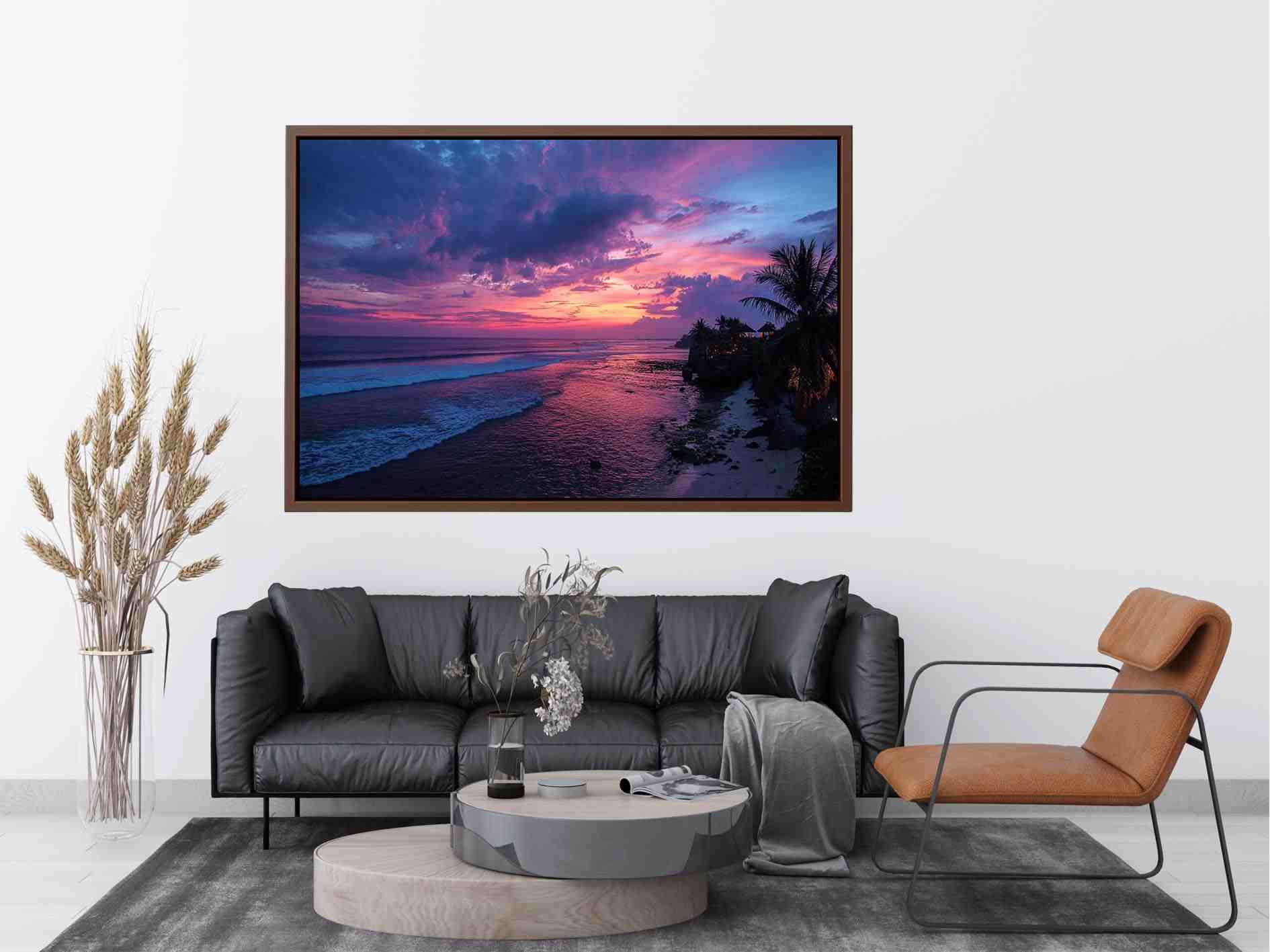 Bali Sunset Canvas Art Painting