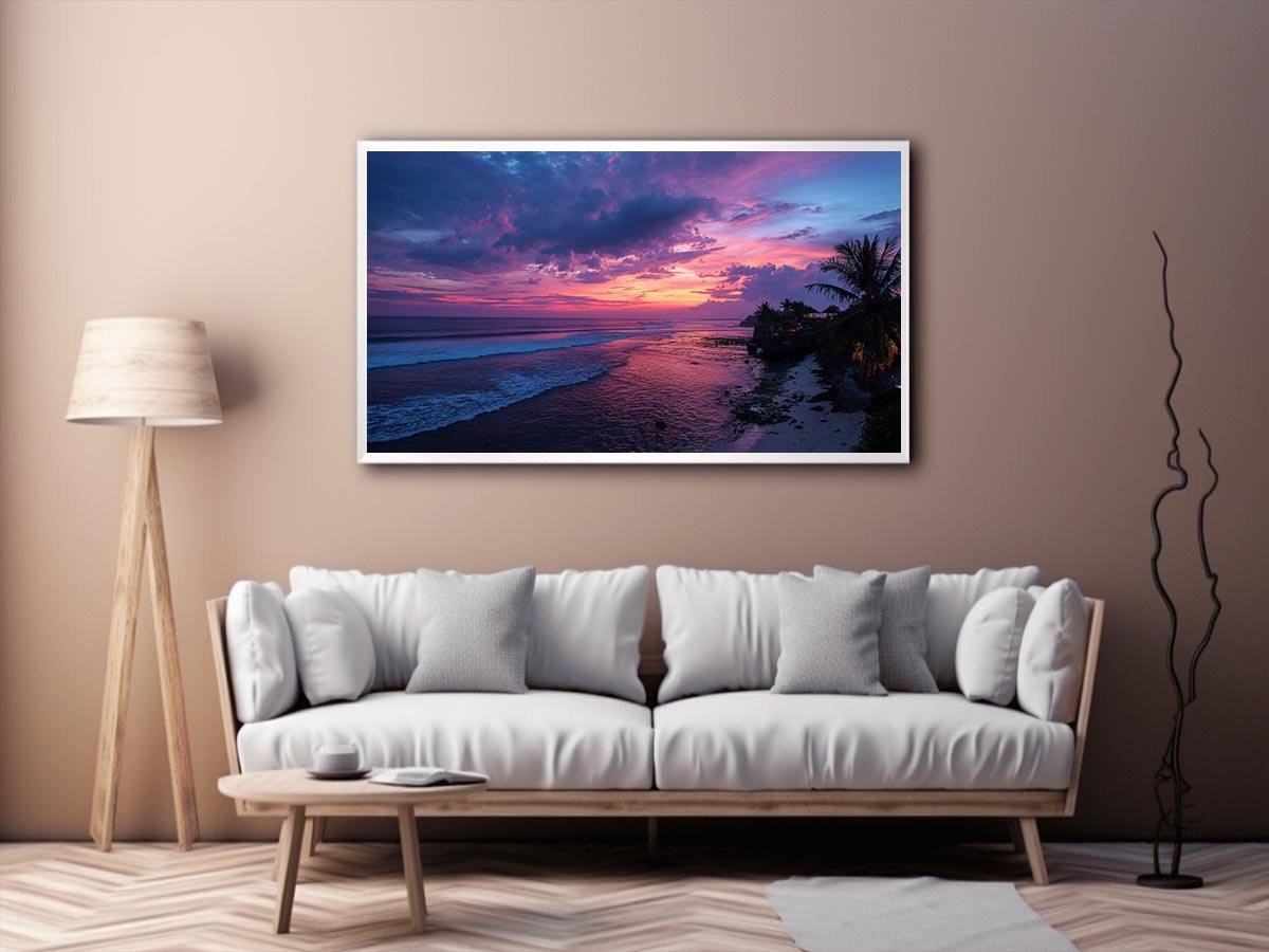 Bali Sunset Canvas Art Painting