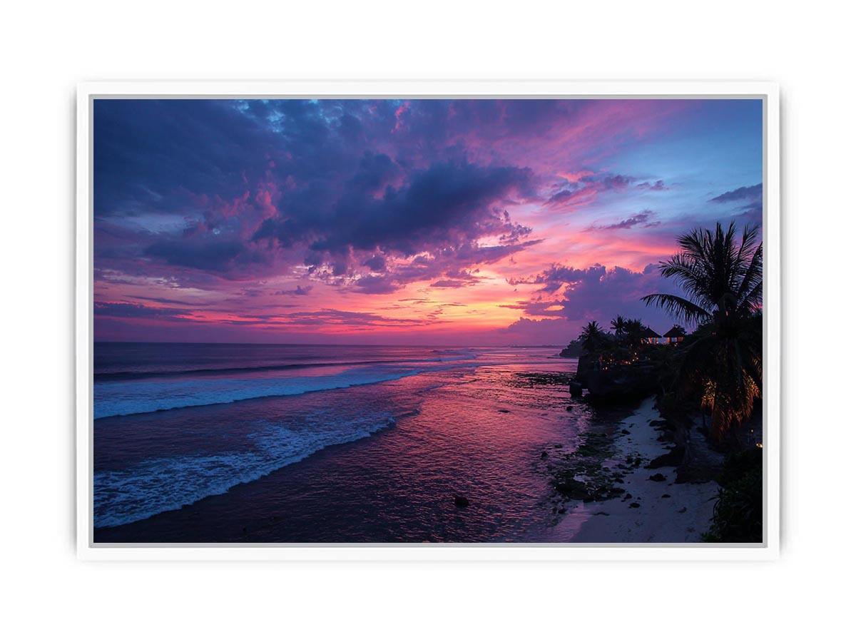 Bali Sunset Canvas Art Painting