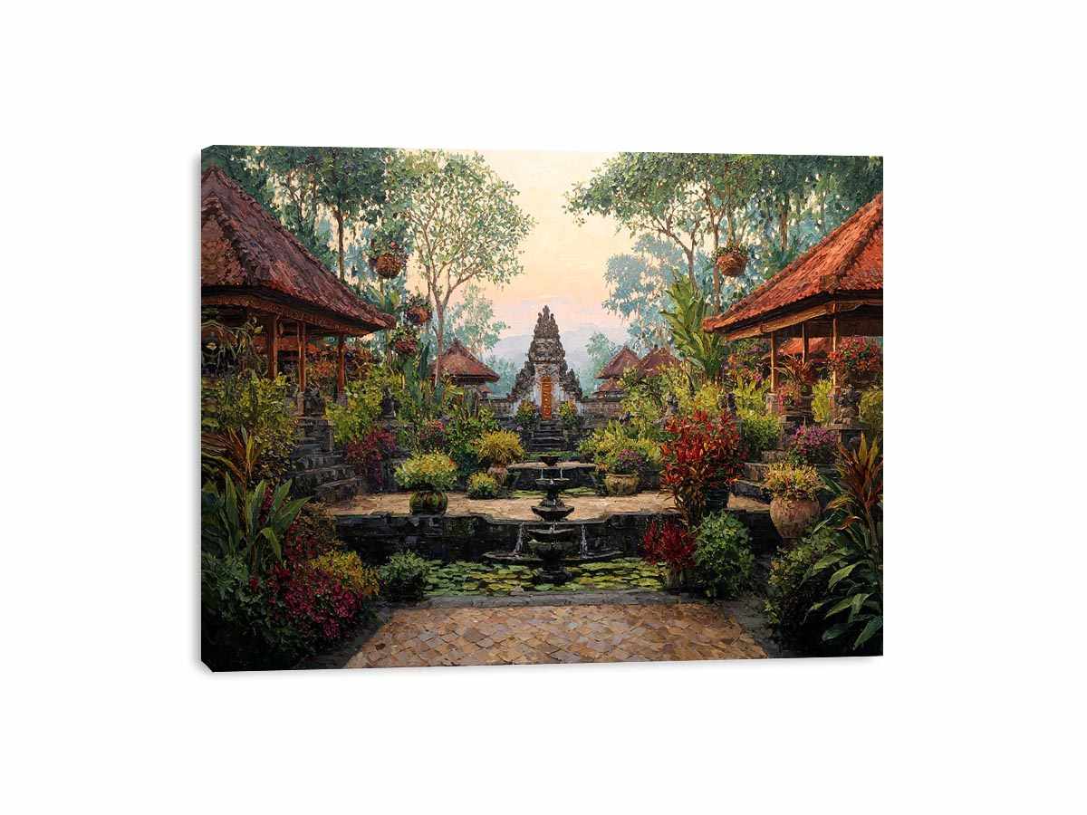 Bali Garden Canvas Art Painting