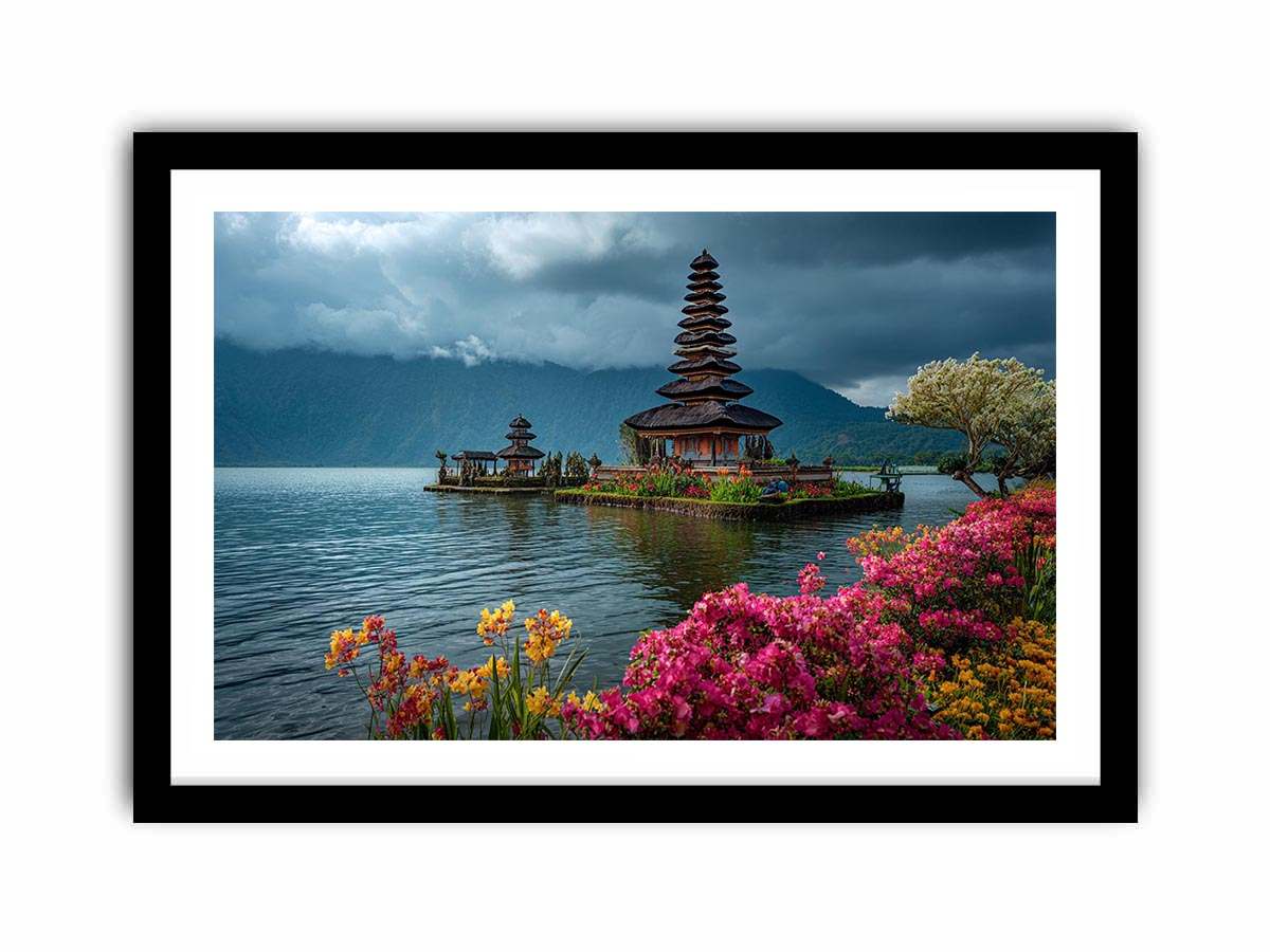 Bali Temple Canvas Art Painting   canvas print