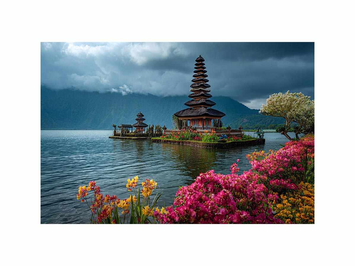 Bali Temple Canvas Art Painting