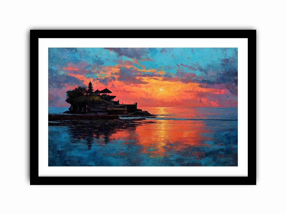 Balinese Temple Canvas Art Painting   canvas print
