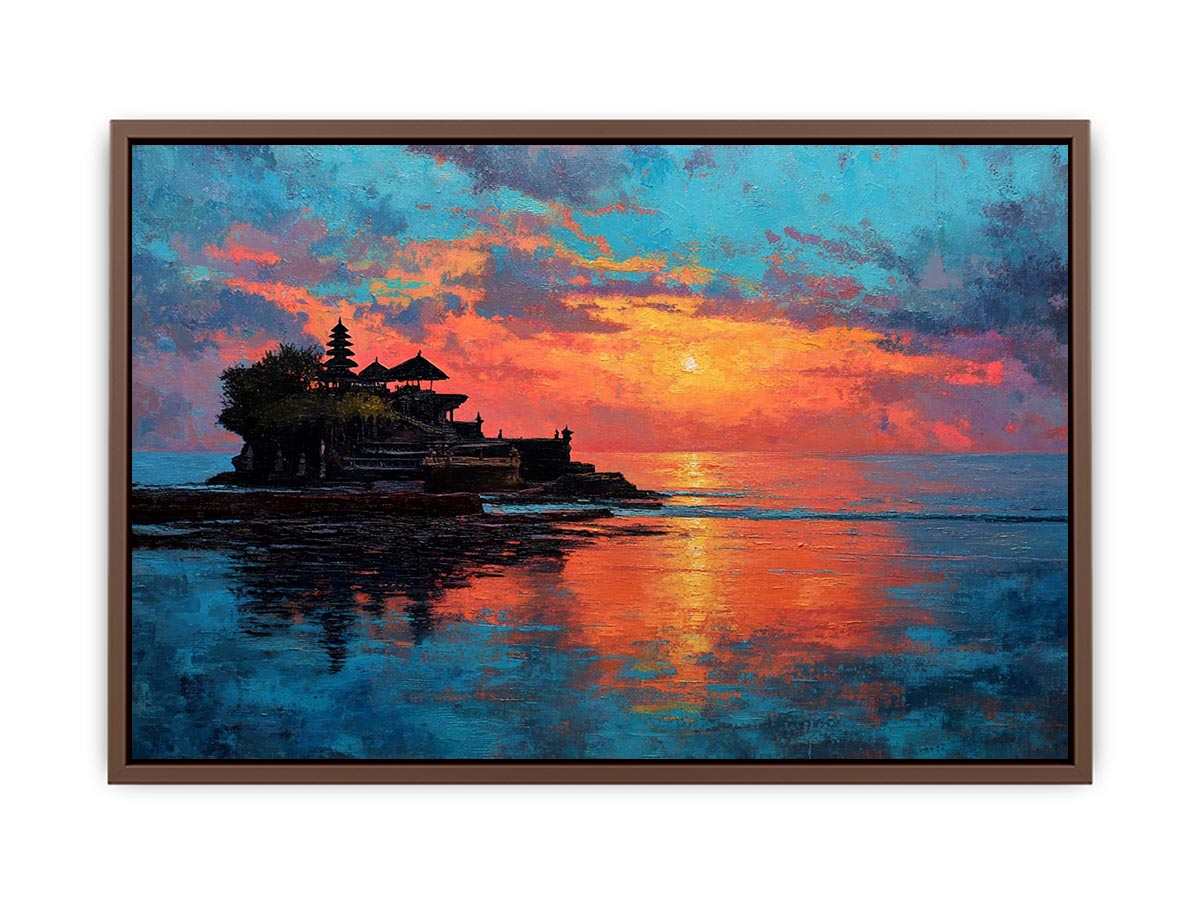 Balinese Temple Canvas Art Painting
