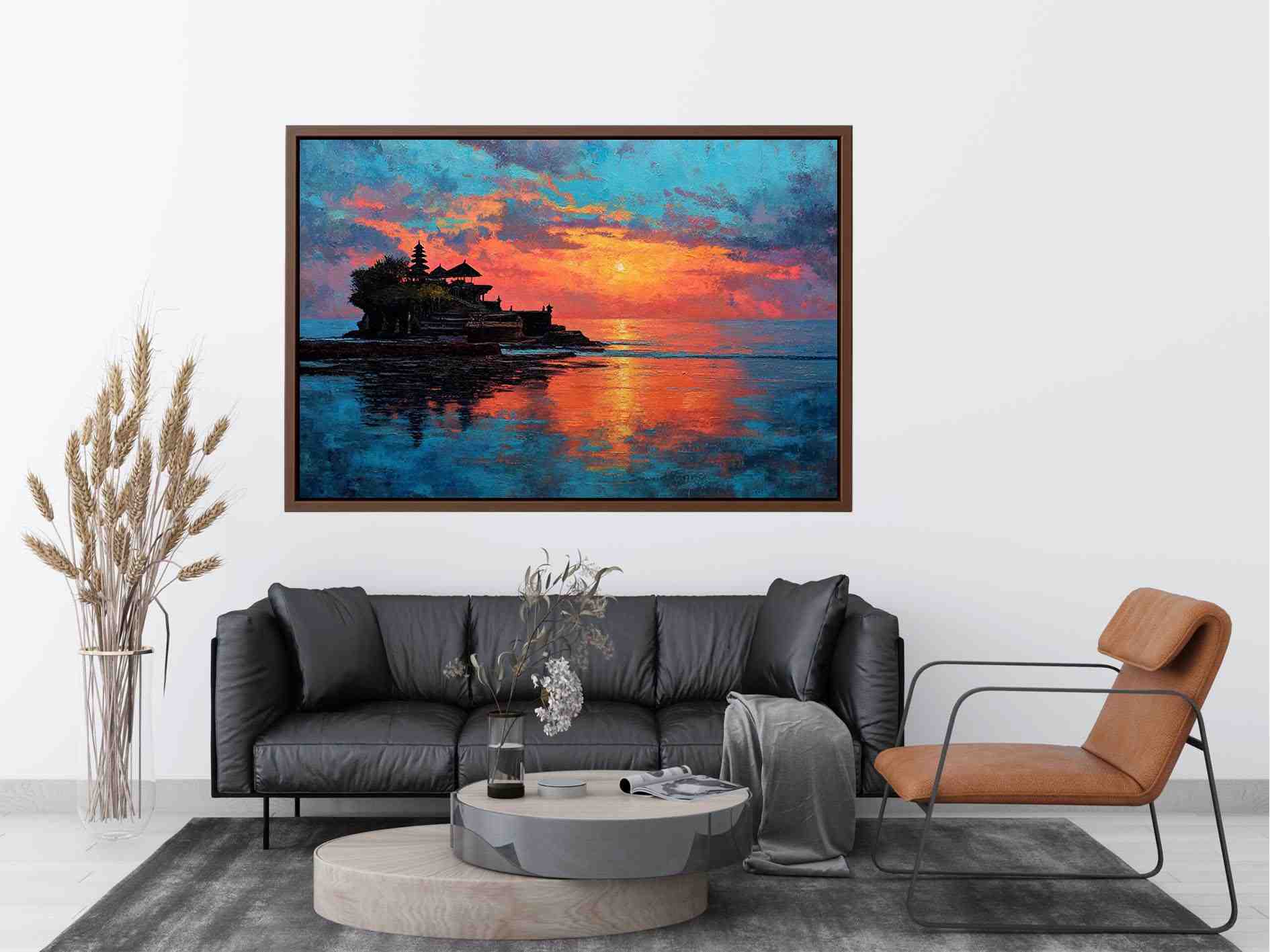 Balinese Temple Canvas Art Painting