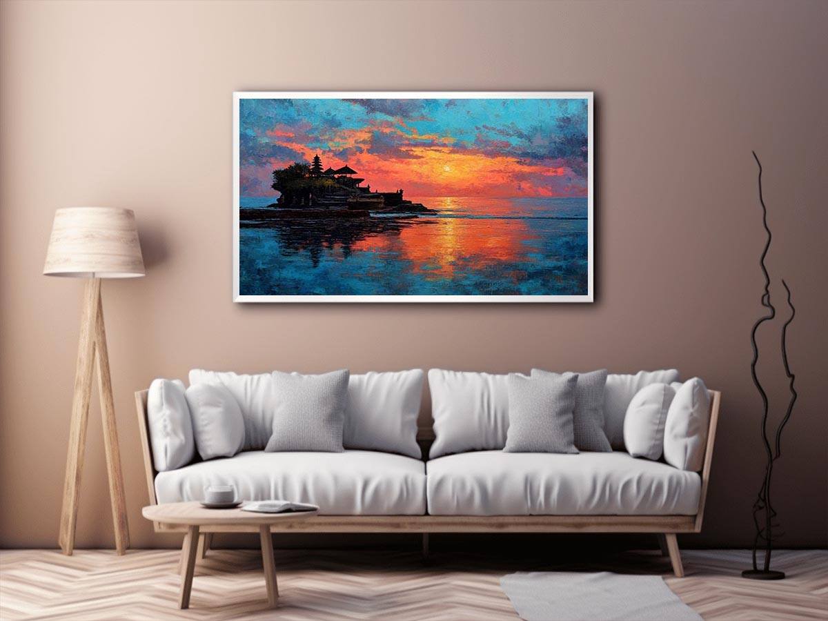 Balinese Temple Canvas Art Painting