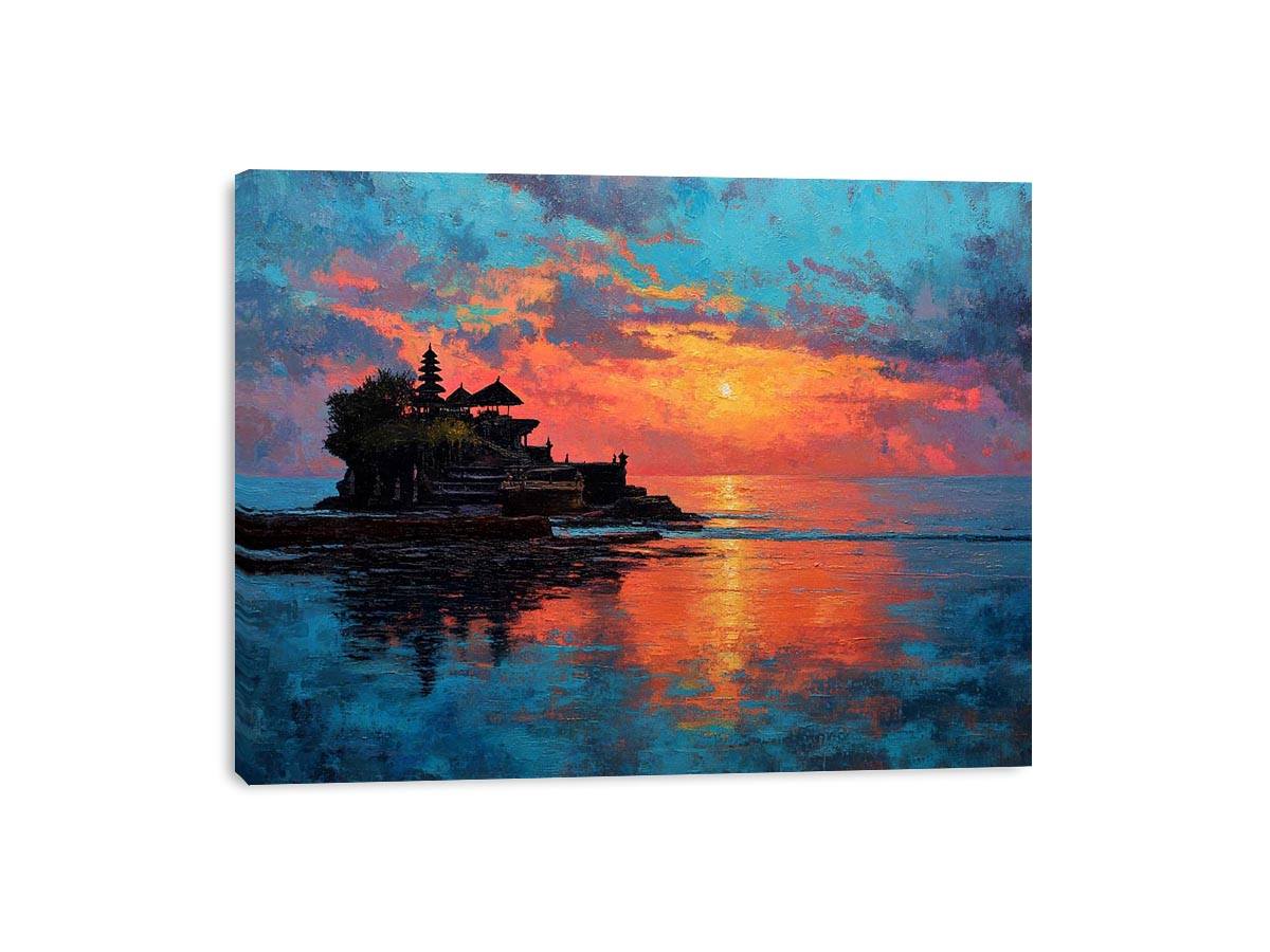Balinese Temple Canvas Art Painting
