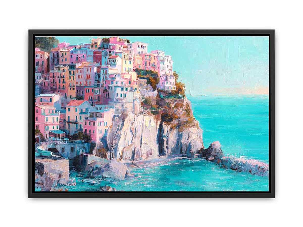 Amalfi Coast Serenity Canvas Art Painting