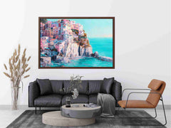 Amalfi Coast Serenity Canvas Art Painting