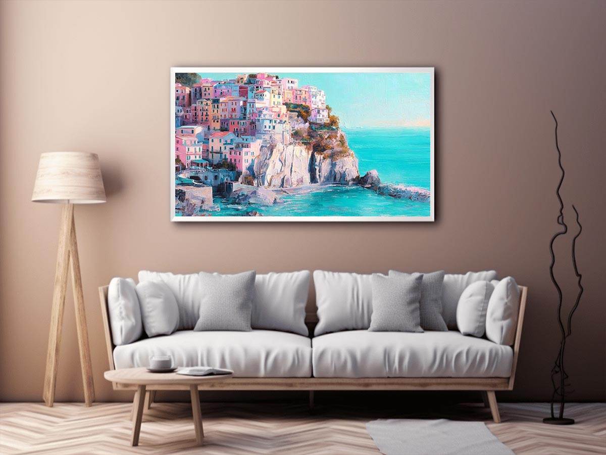 Amalfi Coast Serenity Canvas Art Painting