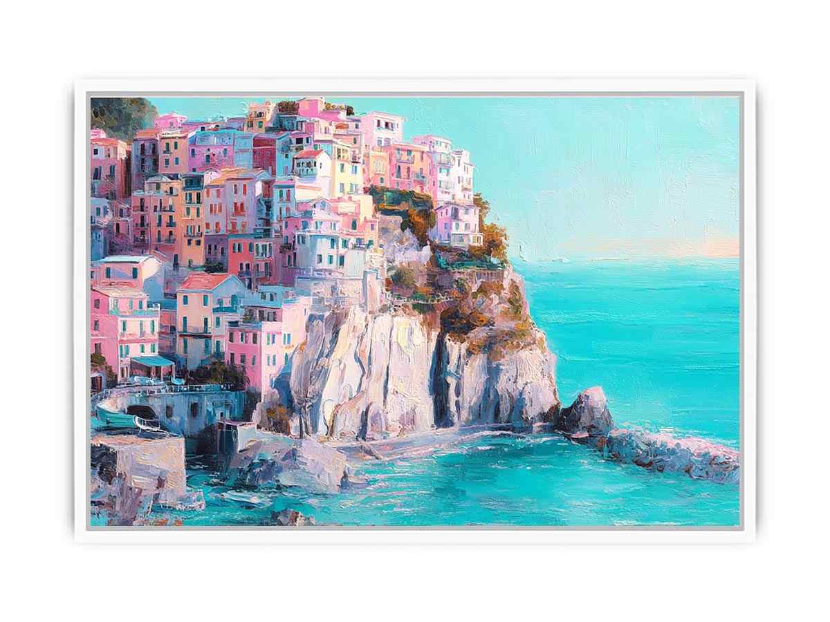 Amalfi Coast Serenity Canvas Art Painting