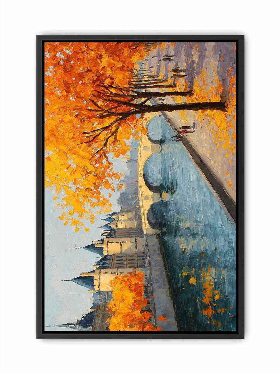 Autumn in Amsterdam Canvas Art Painting